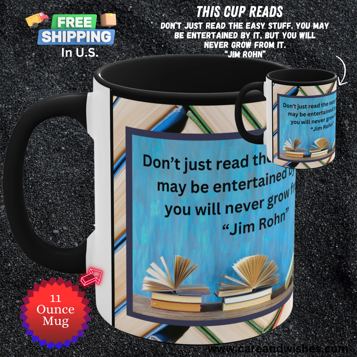 Whether its for a birthday, a special occasion, or just to show your support for their intellectual journey, this mug will serve as a constant reminder to choose books that challenge and enrich their minds.