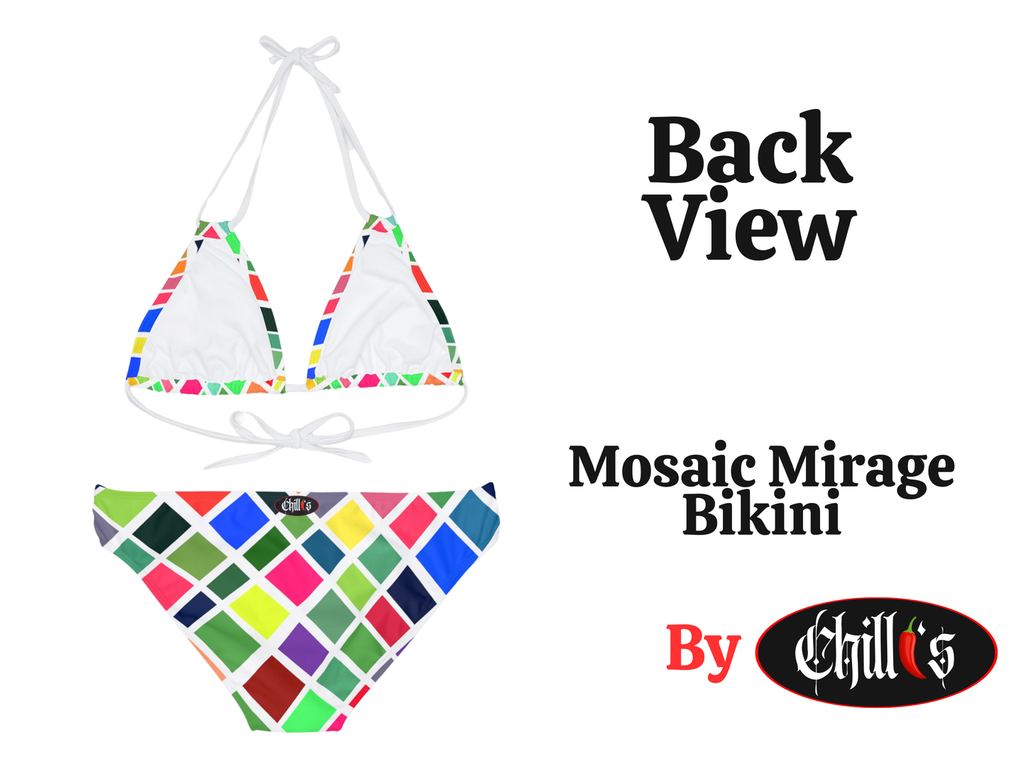 Back view of bikini