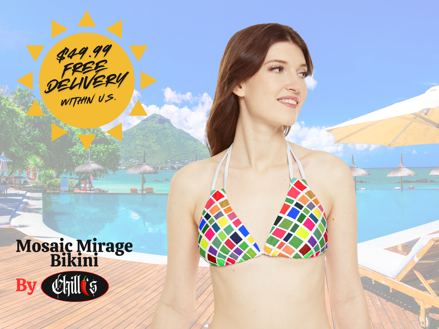  This strappy bikini set is designed with summer escapades in mind and is the perfect companion for all your beach adventures. The adjustable straps ensure a perfect fit, allowing you to feel confident and comfortable all day long. 