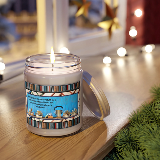 Introducing our latest scented candle, a captivating tribute to the power of knowledge and personal growth.