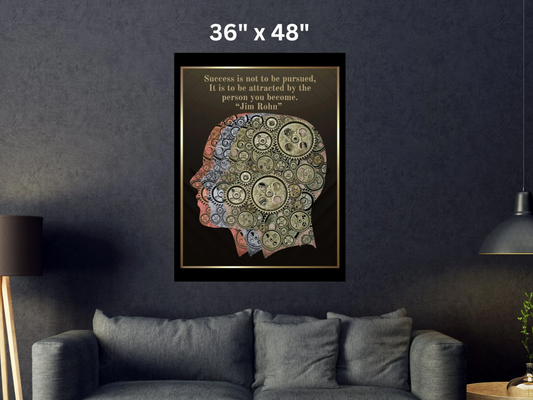 The Evolution of Success is a captivating artwork that symbolizes the journey towards personal growth and achievement.