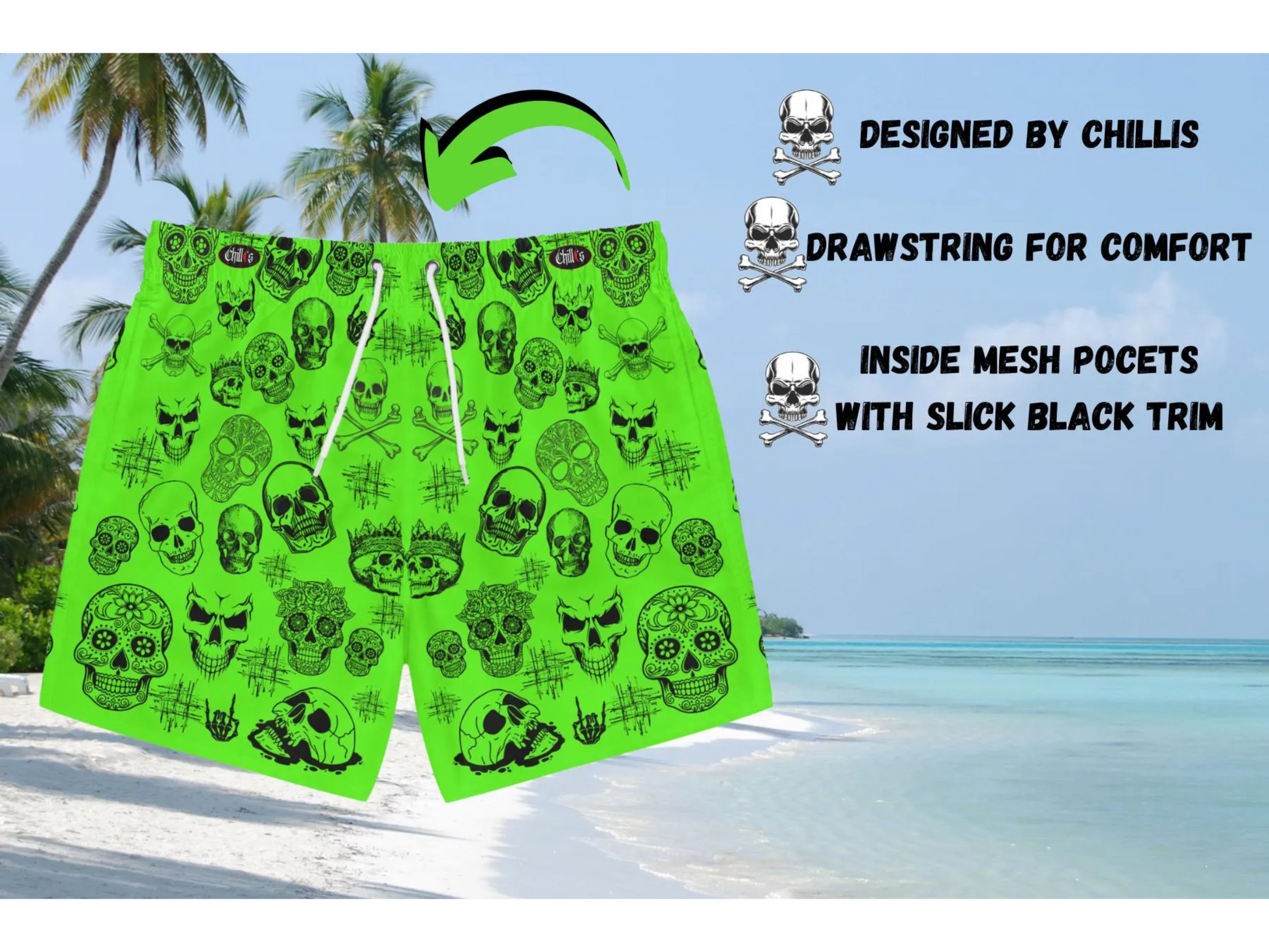 With convenient side pockets and a secure drawstring waist, you can relax knowing your essentials are safe and sound.