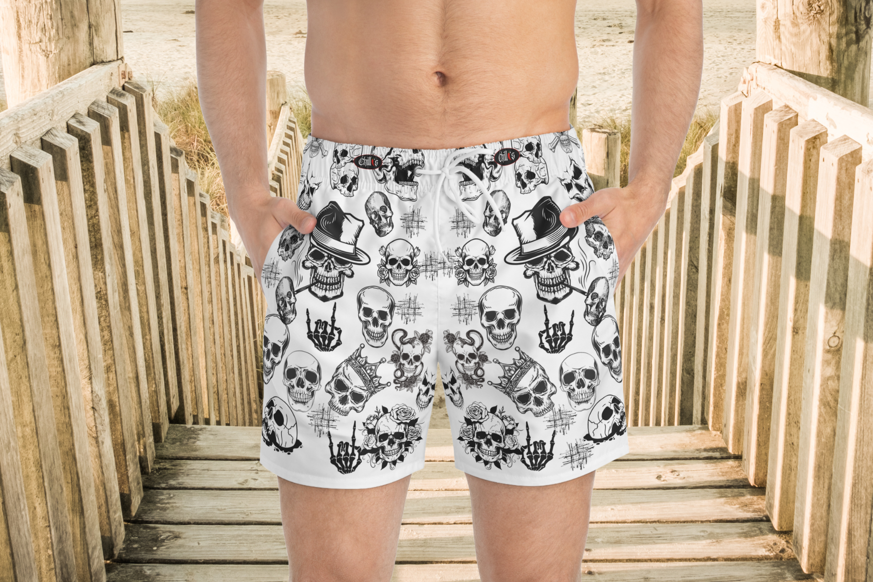 Made from 100 percent premium polyester, this fast drying bathing suit is perfect for making a statement at the beach, pool, or any summer adventure.