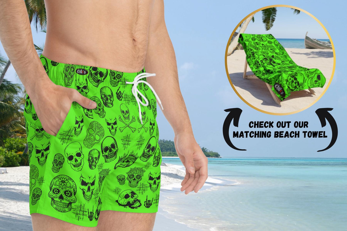 Check out our matching beach towel