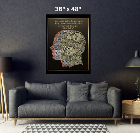 Motivational Wall Art, Inspirational Art, Office Wall Art, Hustle Wall Art, Entrepreneur Art, Success Wall Art, Wall art, Mindful Lifestyle